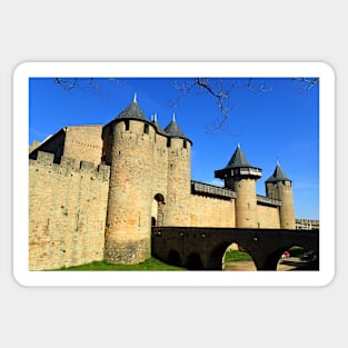 Medieval Castle in France Sticker